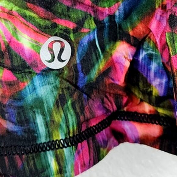 Lululemon Pace Rival Mid Rise Skirt Hyper Flow Pink Multi Black Luxtreme Swift - Picture 10 of 11